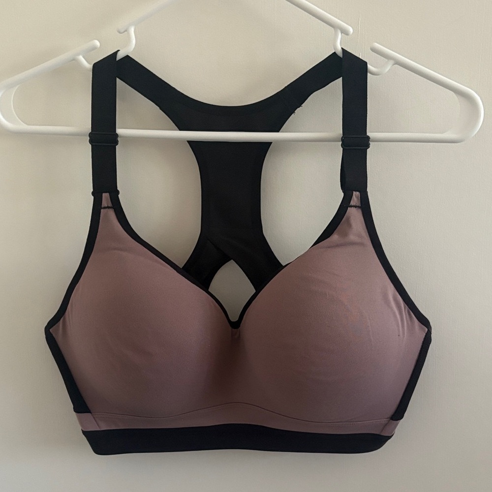 Victoria’s Secret Incredible Racerback Support Bra in Mauve and Black